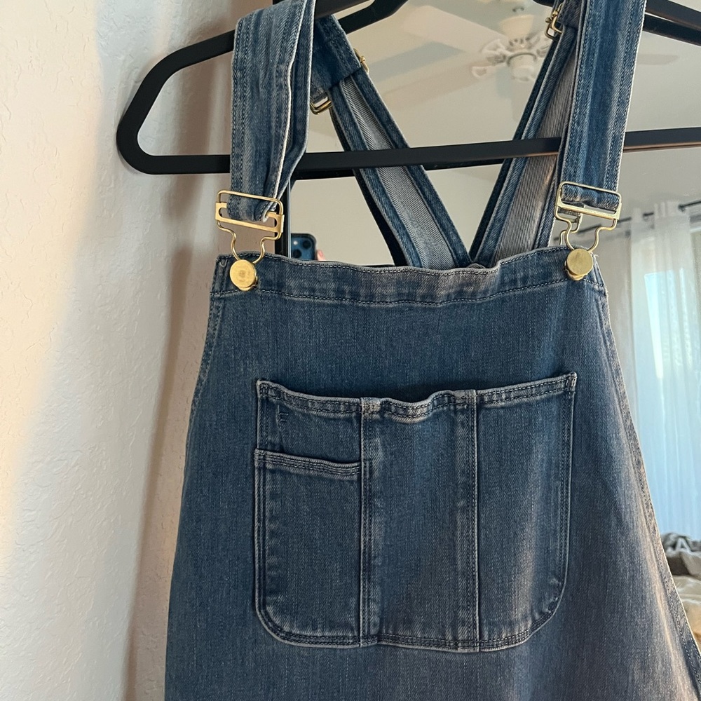 Frame Denim Blue Denim Overalls Jumpsuit - Picture 2 of 4